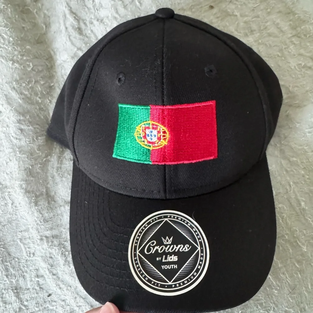 Youth Lids Cap with Portugal Flag Embroidery